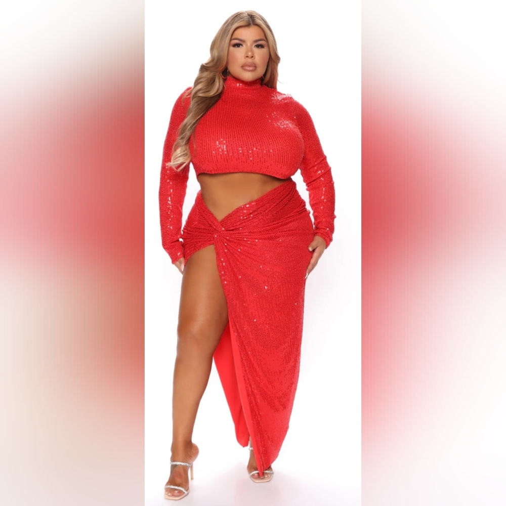Fashion nova Sz 3x Red
